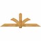 Ekena Millwork Redmond Rough Sawn Timber Gable Bracket, Western Red Cedar, 84"W x 28"H x 4"D x 6"F, 8/12 Pitch GBW084X28X0406RED00RWR - alternate 1